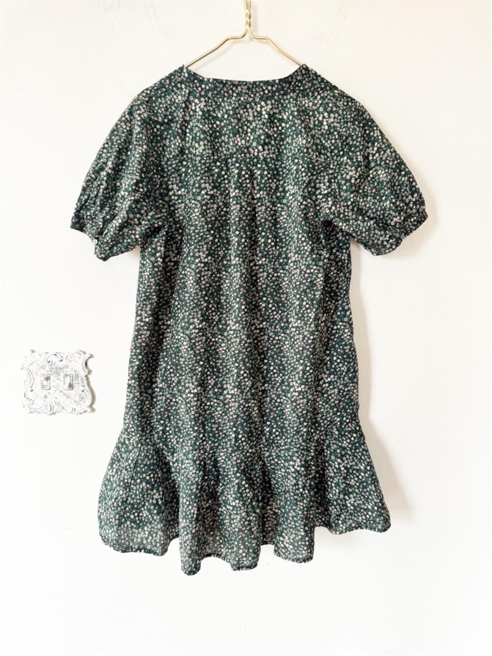 J. Crew Liberty of London Delilah Dress Marguerite Ditsy Daisy Floral Pockets M - Picture 9 of 12